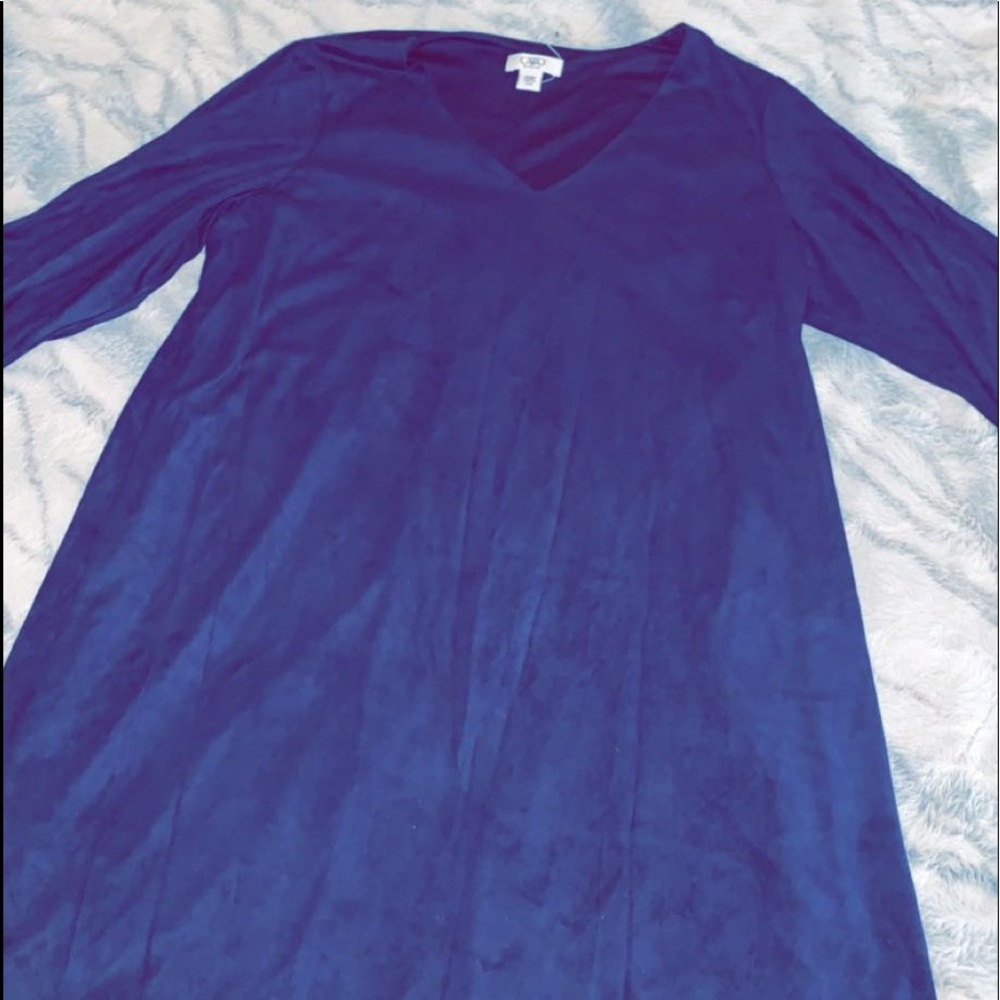Beautiful blue long sleeve dress